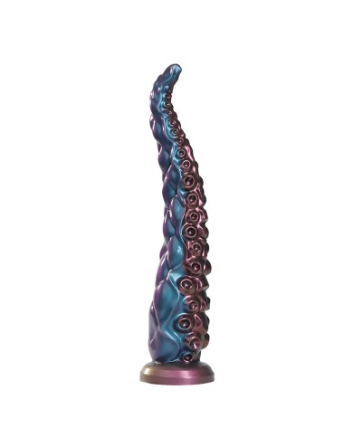 POWER MONSTERS - GODEMICHÉ EN SILICONE TRICOLORE FANTAISIE À TENTACULES ABYSSAUX 46 CM Ø 7 CM