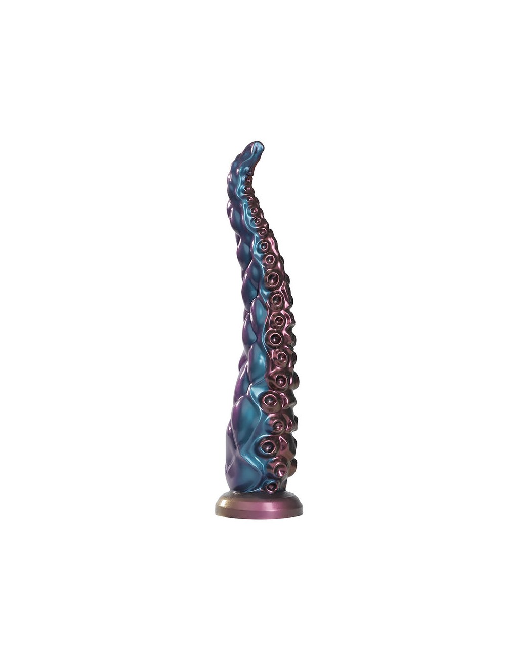 POWER MONSTERS - GODEMICHÉ EN SILICONE TRICOLORE FANTAISIE À TENTACULES ABYSSAUX 46 CM Ø 7 CM