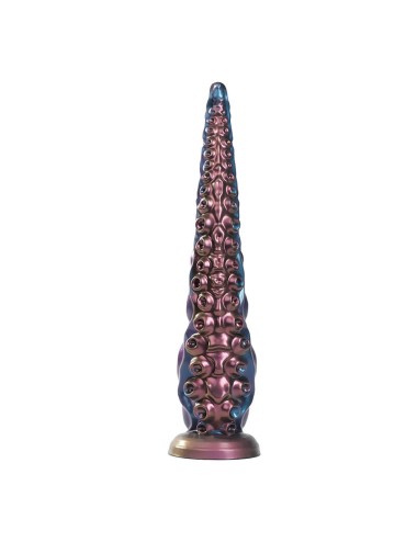 POWER MONSTERS - GODEMICHÉ EN SILICONE TRICOLORE FANTAISIE À TENTACULES ABYSSAUX 46 CM Ø 7 CM