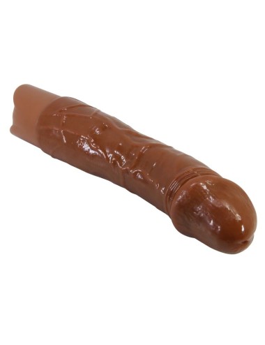PRETTY LOVE - VIBRATEUR RÉALISTE DONALD 19,5 CM Ø 4 CM MARRON