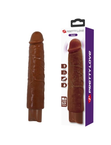 PRETTY LOVE - GAVIN VIBRATEUR RÉALISTE 25 CM Ø 5 CM MARRON