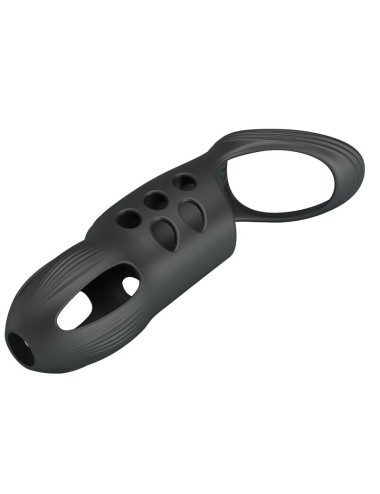 PRETTY LOVE - CRAIG ANNEAU PÉNIS VIBRANT RECHARGEABLE NOIR