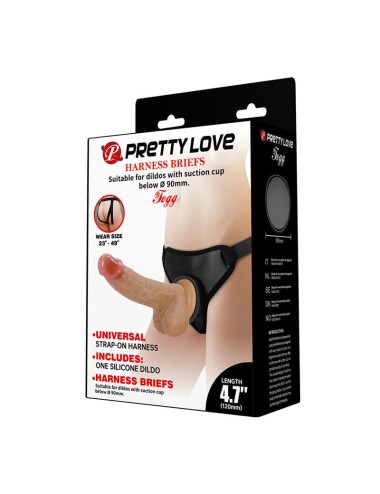 PRETTY LOVE - HARNAIS UNIVERSEL AVEC GODEMICHET RÉALISTE