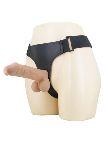 PRETTY LOVE - HARNAIS JOLYON AVEC GODEMICHET FLEXIBLE 22 CM Ø 4