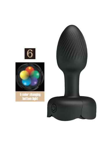 PRETTY LOVE - PLUG ANAL VIBRANT RECHARGEABLE 10 MODES NOIR