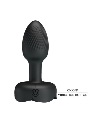 PRETTY LOVE - PLUG ANAL VIBRANT RECHARGEABLE 10 MODES NOIR