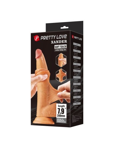 PRETTY LOVE - XANDER GODEMICHET RÉALISTE 20 CM Ø 5 CM NATUREL