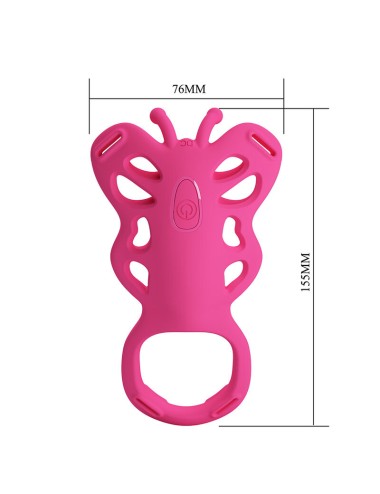 PRETTY LOVE - MASSEUR DE CULOTTE PAPILLON ROSE