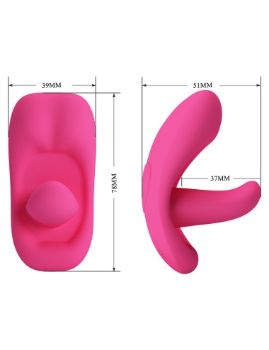PRETTY LOVE - HAZELYNN MASSEUR ROSE À 12 FONCTIONS CONTRÔLÉ PAR APPLICATION