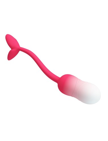 PRETTY LOVE - Å'UF VIBRANT CONTRÃ”LABLE PAR APPLICATION PULSEN 12 FONCTIONS RECHARGEABLE PAR USB ROSE
