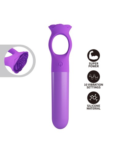 PRETTY LOVE - GIANA MINI-VIBRATEUR MASSEUR RECHARGEABLE VIOLET