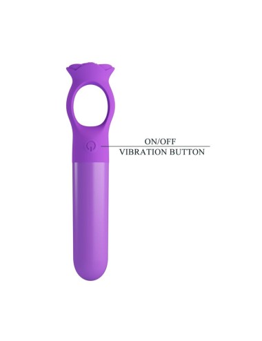 PRETTY LOVE - GIANA MINI-VIBRATEUR MASSEUR RECHARGEABLE VIOLET