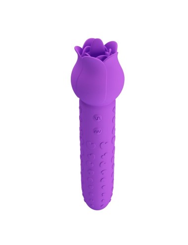 PRETTY LOVE - VIBRATEUR STIMULATEUR ORAL ET CLITORIAL RECHARGEABLE DANNELL VIOLET