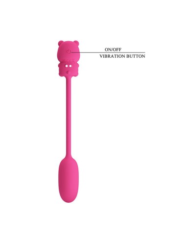 PRETTY LOVE - VIBRATEUR BALLE RECHARGEABLE OLSON AVEC TÉLÉCOMMANDE FILAIRE ROSE
