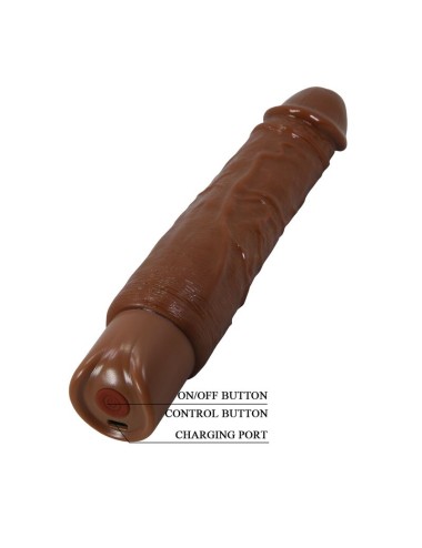 PRETTY LOVE - VIBRATEUR RÉALISTE DUKE 23,5 CM Ø 4,8 CM MARRON
