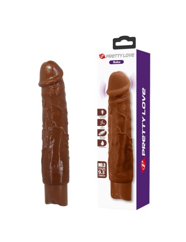 PRETTY LOVE - VIBRATEUR RÉALISTE DUKE 23,5 CM Ø 4,8 CM MARRON