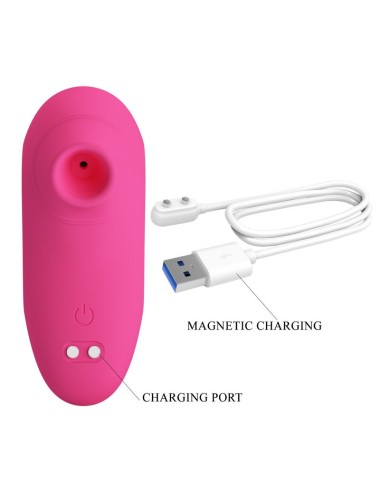 PRETTY LOVE - STIMULATEUR CLITORIAL RECHARGEABLE ARILA AVEC VIBRATION ROSE