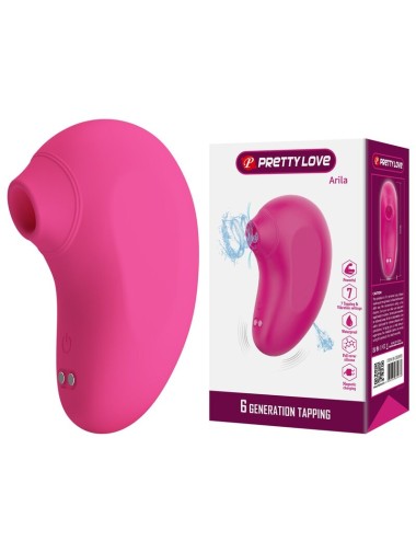 PRETTY LOVE - STIMULATEUR CLITORIAL RECHARGEABLE ARILA AVEC VIBRATION ROSE