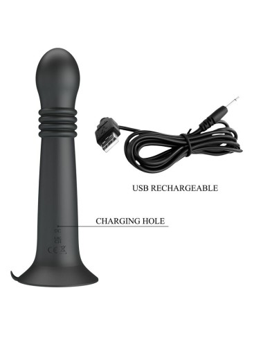 PRETTY LOVE - STELLA MASSEUR ROTATIF ET À POUSSÉE RECHARGEABLE PAR USB