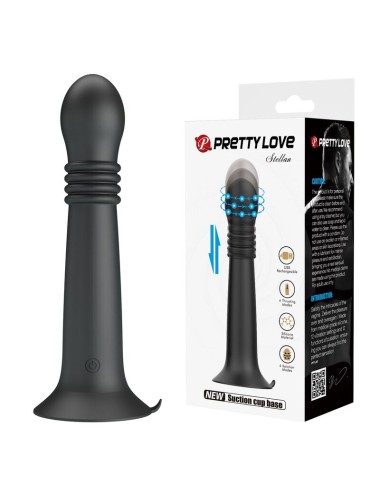 PRETTY LOVE - STELLA MASSEUR ROTATIF ET À POUSSÉE RECHARGEABLE PAR USB