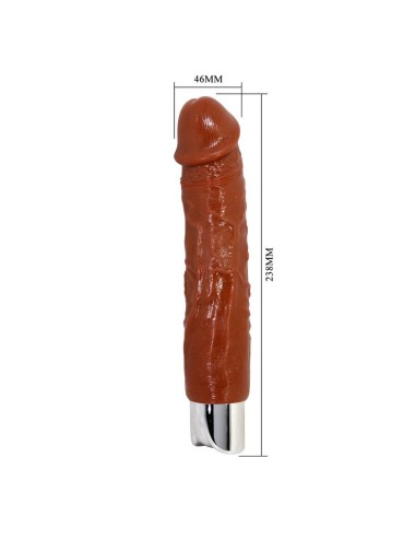 PRETTY LOVE - VIBRATEUR RÉALISTE PROFESSIONNEL 23,5 CM Ø 4,8 CM MARRON