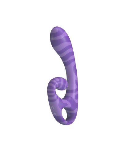 PRETTY LOVE - VIBRATEUR DOUBLE EMBOUT AVEC POIGNÉE 19 CM Ø 3