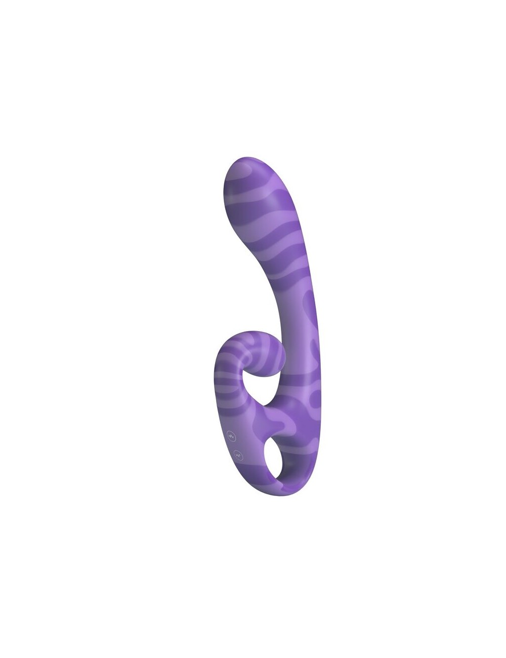 PRETTY LOVE - VIBRATEUR DOUBLE EMBOUT AVEC POIGNÉE 19 CM Ø 3