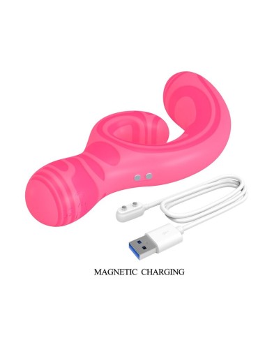 PRETTY LOVE - VERITY MASSEUR À DOUBLE EXTRÉMITÉ RECHARGEABLE PAR USB
