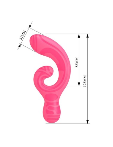 PRETTY LOVE - VERITY MASSEUR À DOUBLE EXTRÉMITÉ RECHARGEABLE PAR USB