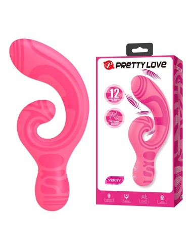 PRETTY LOVE - VERITY MASSEUR À DOUBLE EXTRÉMITÉ RECHARGEABLE PAR USB