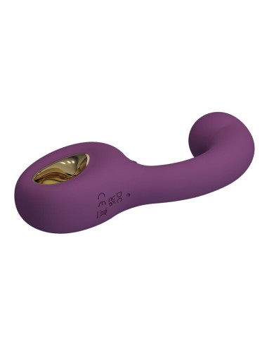 PRETTY LOVE - BRYNNLEE VIBRATEUR RECHARGEABLE AVEC STIMULATEUR ORAL 10 VIBRATIONS ET 5 FONCTIONS DE LÉCHAGE VIOLET