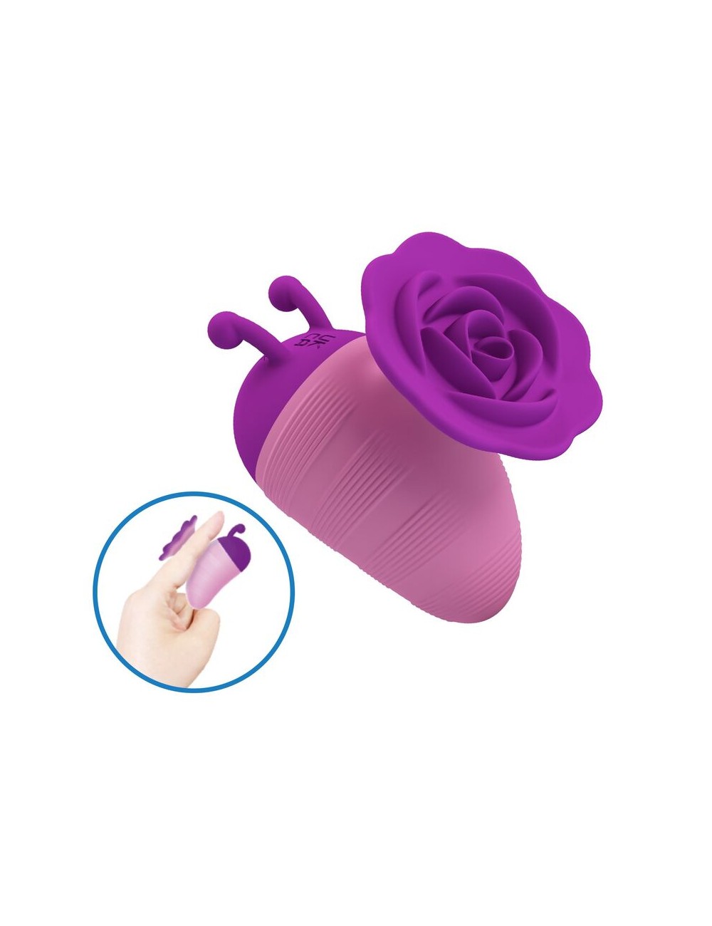 PRETTY LOVE - LITTLE BEE STIMULATEUR CLITORIAL RECHARGEABLE 7 MODES ROSE-VIOLET
