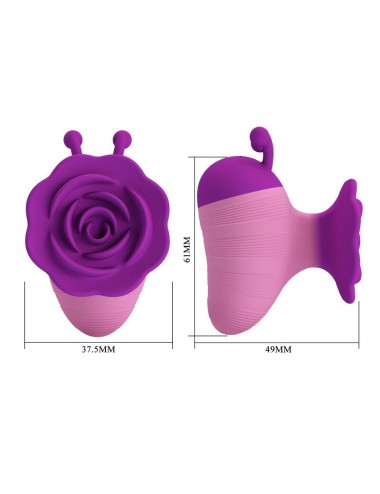 PRETTY LOVE - LITTLE BEE STIMULATEUR CLITORIAL RECHARGEABLE 7 MODES ROSE-VIOLET