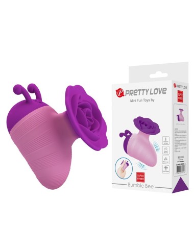 PRETTY LOVE - LITTLE BEE STIMULATEUR CLITORIAL RECHARGEABLE 7 MODES ROSE-VIOLET