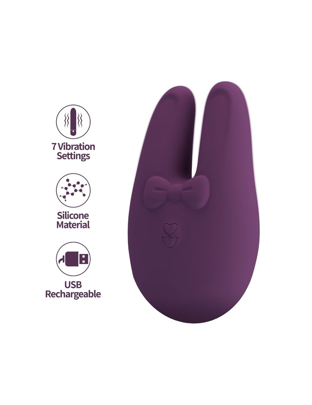 ROMANCE - STIMULATEUR EXTERNE LAPIN 7 MODES DE VIBRATION