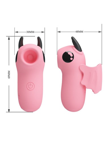 PRETTY LOVE - STIMULATEUR DE DOIGTS RECHARGEABLE MAGIC DEVIL ROSE