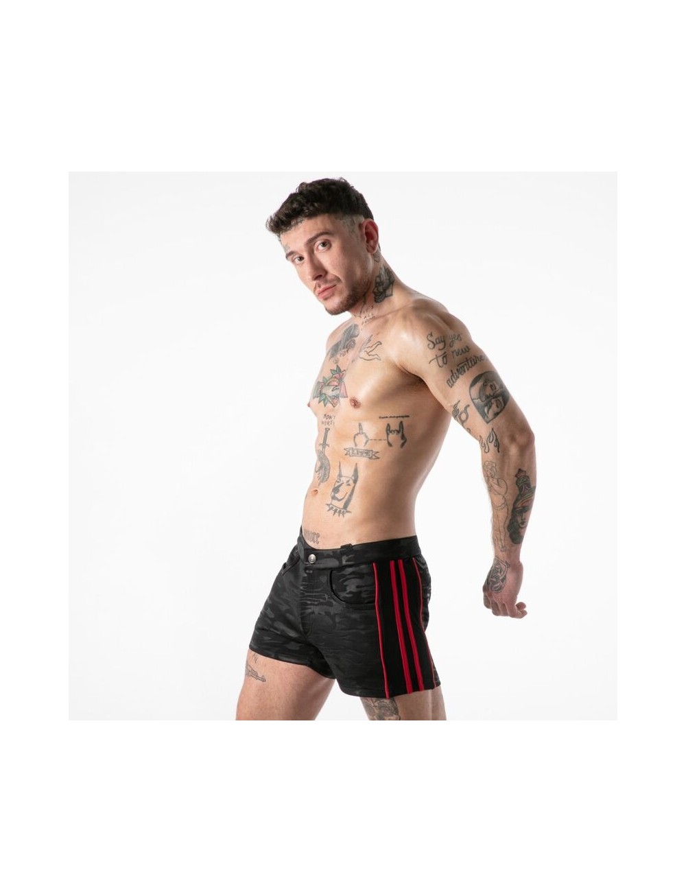 LOCKER GEAR - ACCÈS MILITAIRE COMPLET COURT ROUGE S