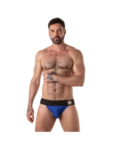 LOCKER GEAR - JOCKSTRAP LARGE À TAILLE BLEUE S