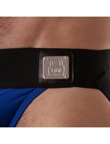 LOCKER GEAR - JOCKSTRAP LARGE À TAILLE BLEUE S