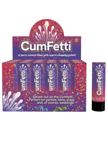 SPENCER & FLEETWOOD - CONFETTIS EN FORME DE SPERME, 15 CM | 1 UNITÉ