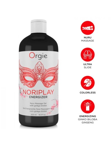 ORGIE - NORIPLAY ENERGIZER GEL DE MASSAGE NURU CORPS À CORPS 500 ML