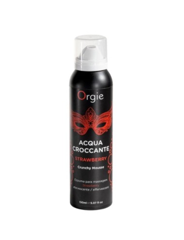 ORGIE - MOUSSE DE MASSAGE CROQUANTE À LA FRAISE ACQUA CROCCANTE 150 ML