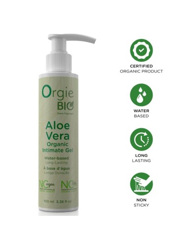 ORGIE - GEL INTIME BIO À BASE DE EAU ET DE ALOE VERA 100 ML