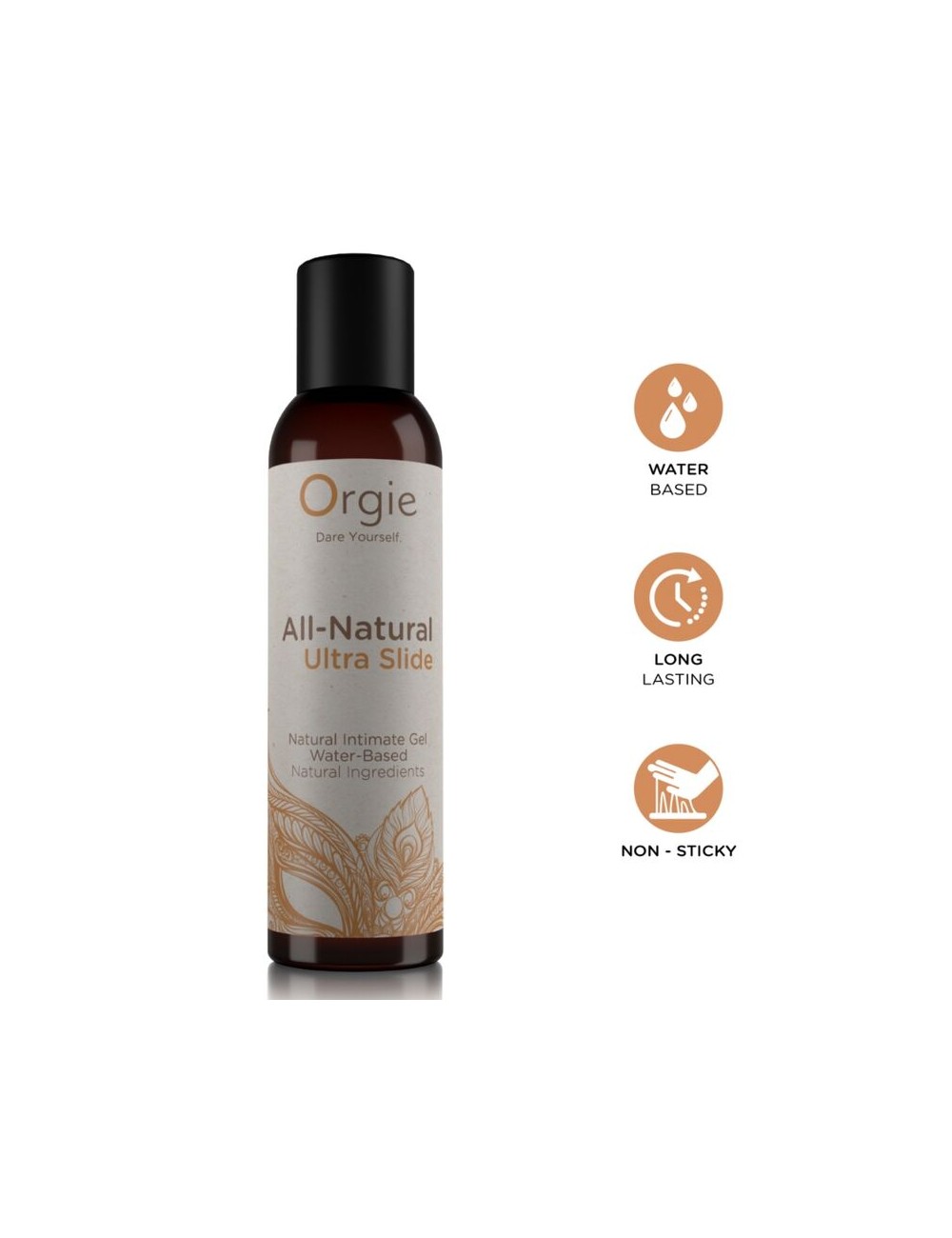 ORGIE - GEL INTIME À BASE DE EAU ULTRA SLIDE 100% NATUREL 150 ML