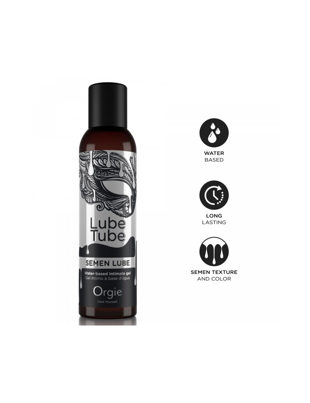 ORGIE - TUBE DE LUBRIFIANT À BASE DE EAU POUR LE INTIMITÉ GEL INFANTILE 150 ML