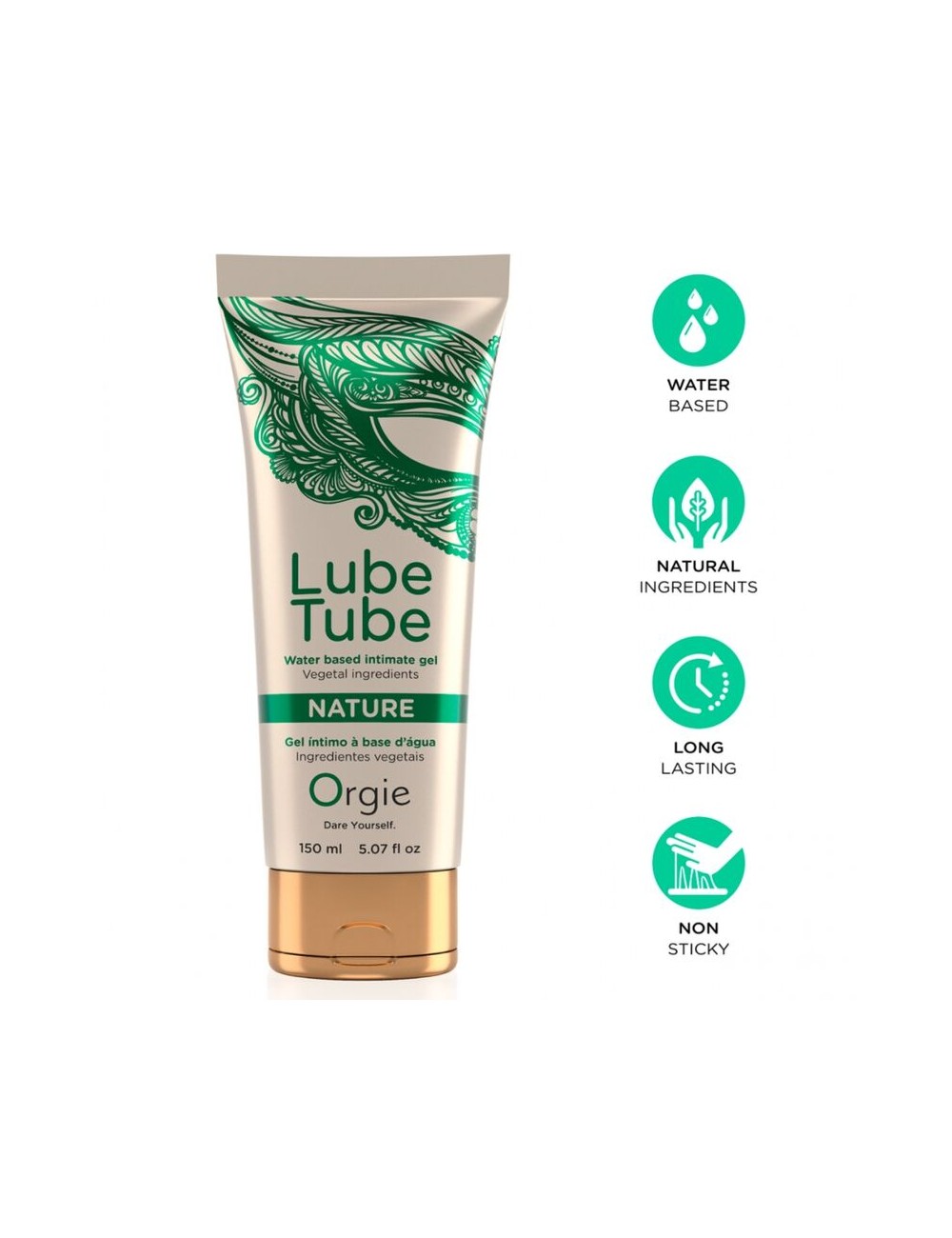 ORGIE - TUBE DE LUBRIFIANT NATURE GEL INTIME À BASE DE EAU 150 ML