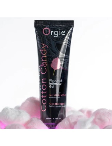 ORGIE - TUBE DE LUBRIFIANT BARBE À PAPA GEL INTIME À BASE DE EAU 100 ML