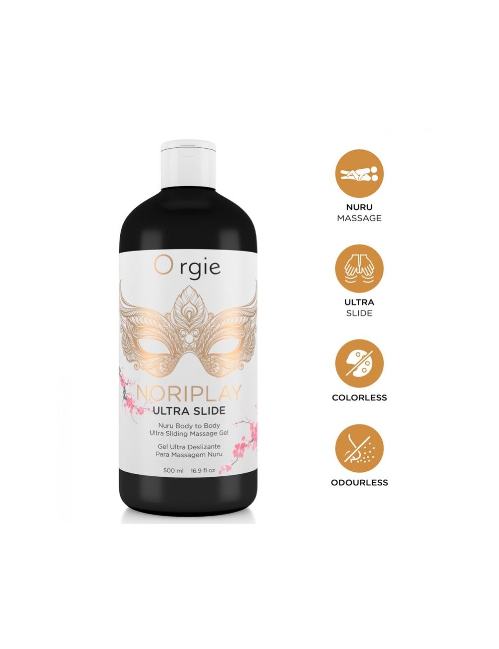 ORGIE - NORIPLAY ULTRA SLIDE GEL DE MASSAGE NURU CORPS À CORPS 500 ML
