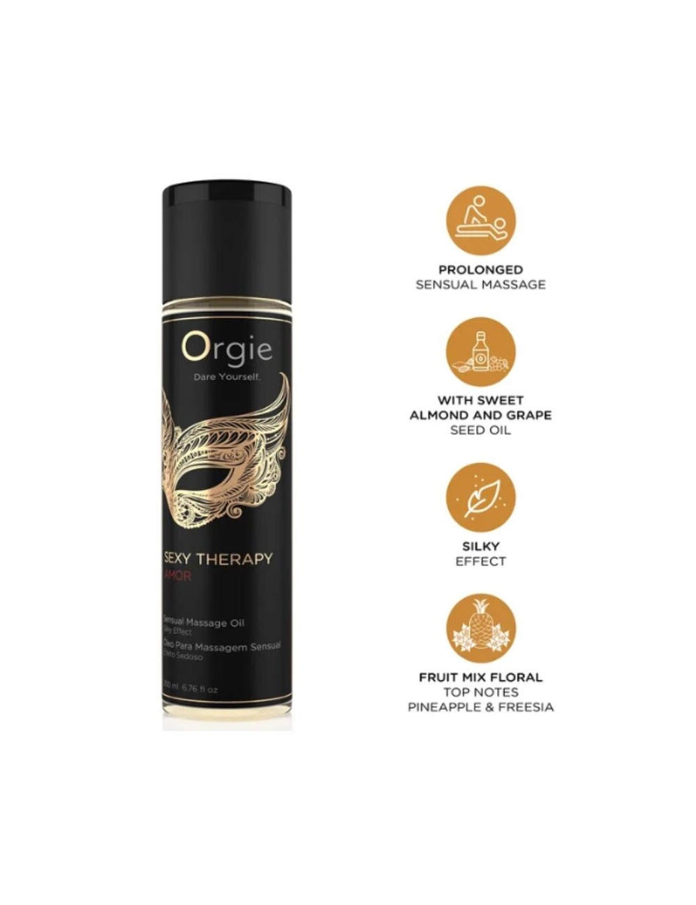 ORGIE - HUILE DE MASSAGE SENSUEL AMOR SEXY THERAPY 200 ML