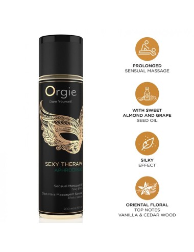 ORGIE - HUILE DE MASSAGE SENSUEL APHRODISIAC SEXY THERAPY 200 ML